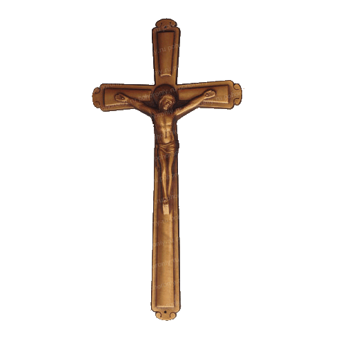 Крест на гроб (латунный)