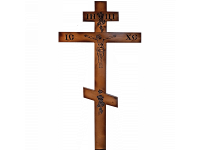 Крест сосновый «Гравировка»