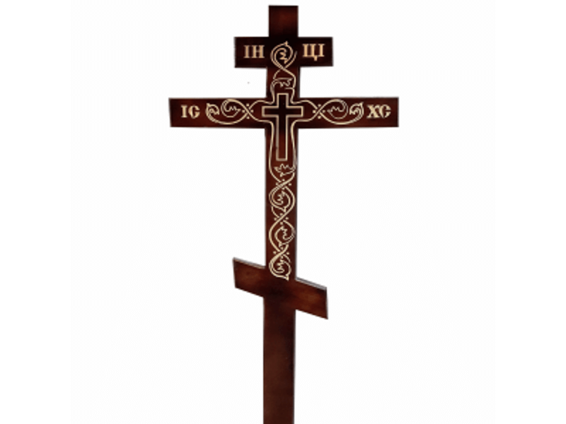 Крест сосновый «Орнамент»