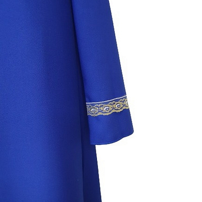 Платье ритуальное женское Одежда для похорон (Синий)